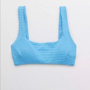 Aerie High Waisted Blue Bikini Set